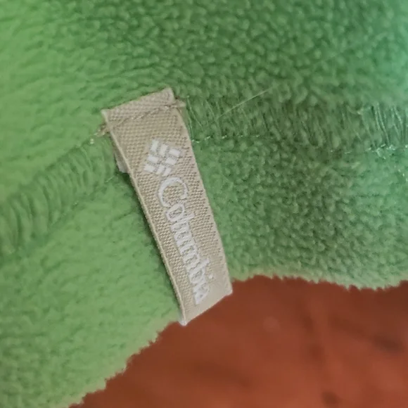 Columbia Fleece pullover size L-lime green - Picture 4 of 5